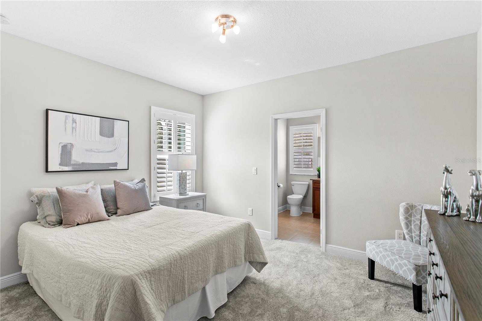 Nicely appointed third bedroom