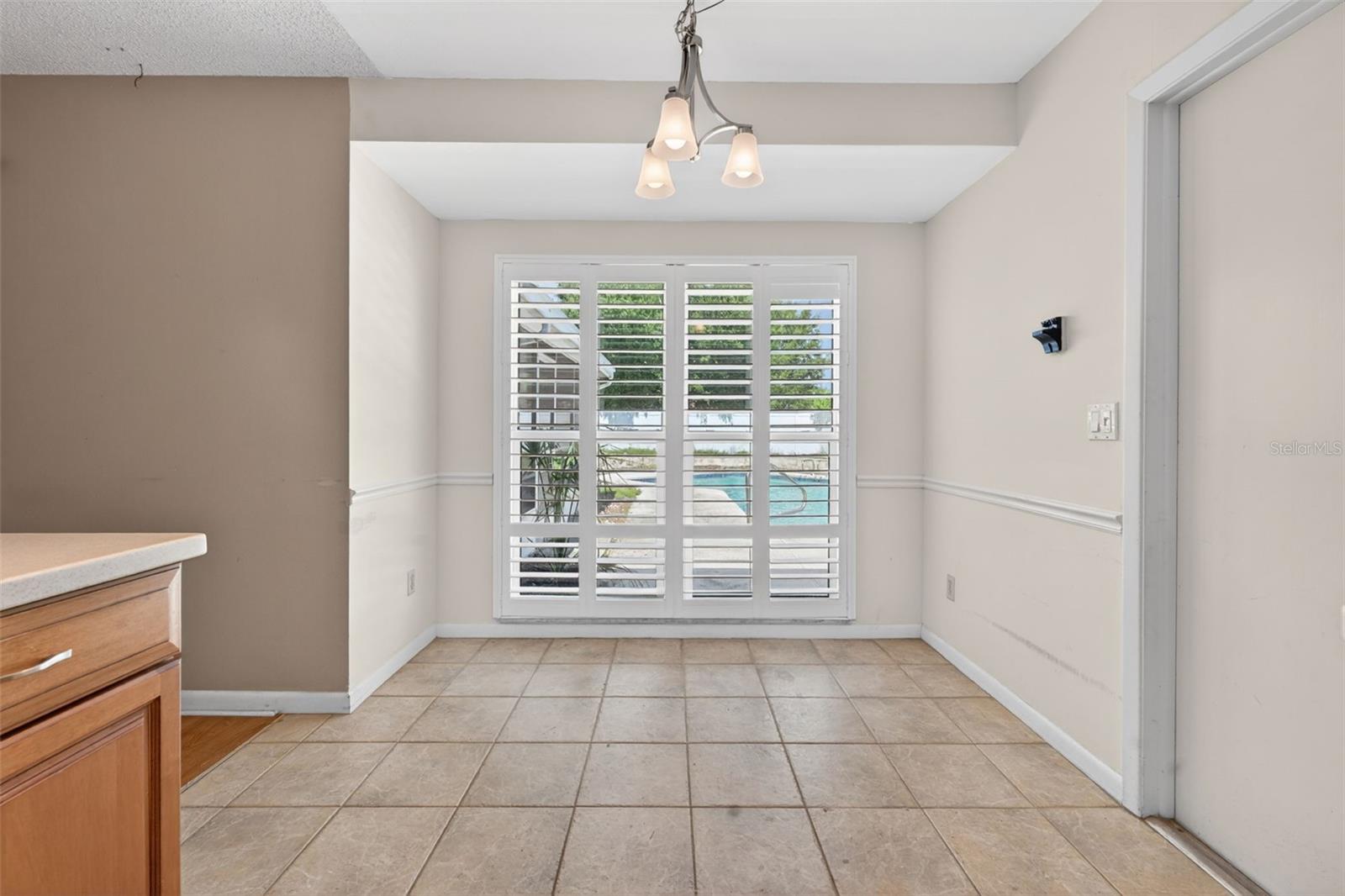 Dining Nook with Shutters