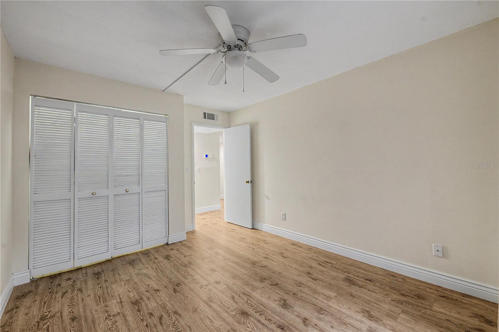 SECOND BEDROOM with big walk-in closet