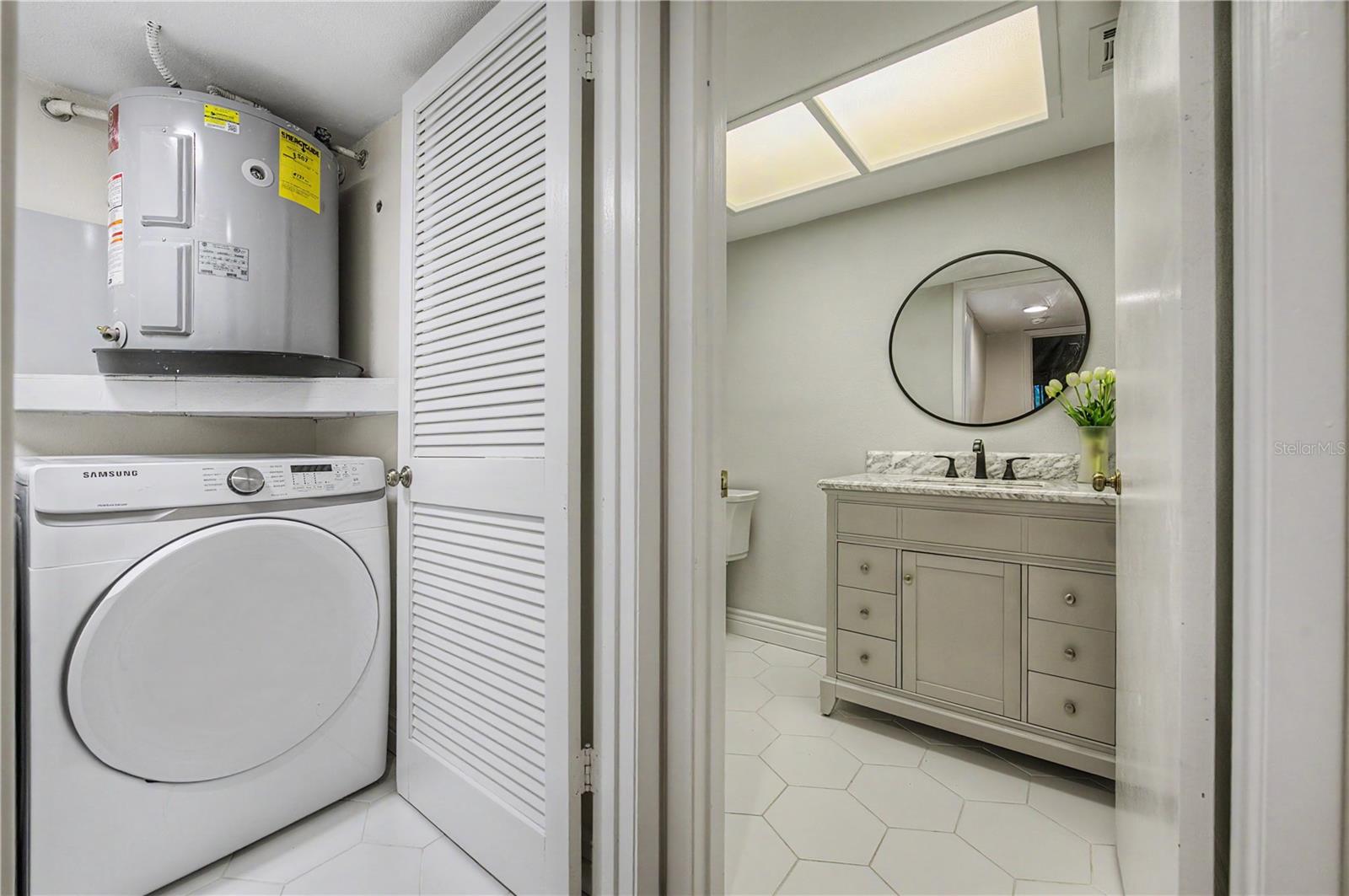 LAUNDRY ROOM AND BIG SECOND BATHROOM!