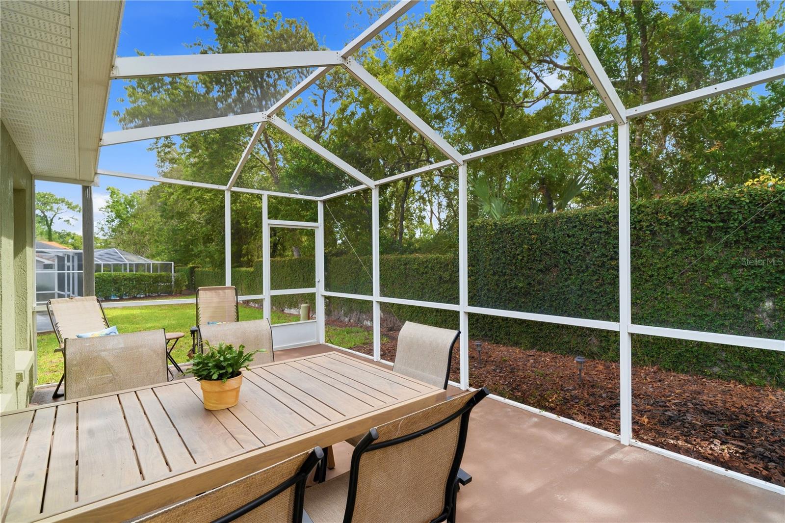 Enclosed patio Lanai