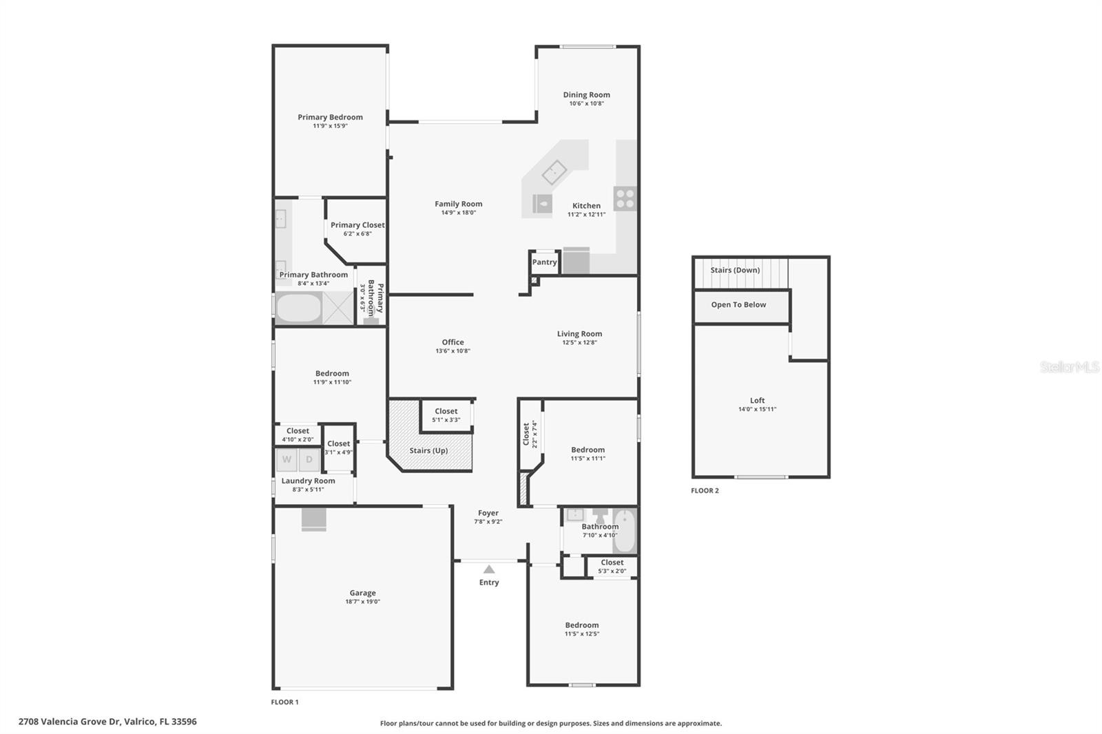 Whole house. 2494 sf