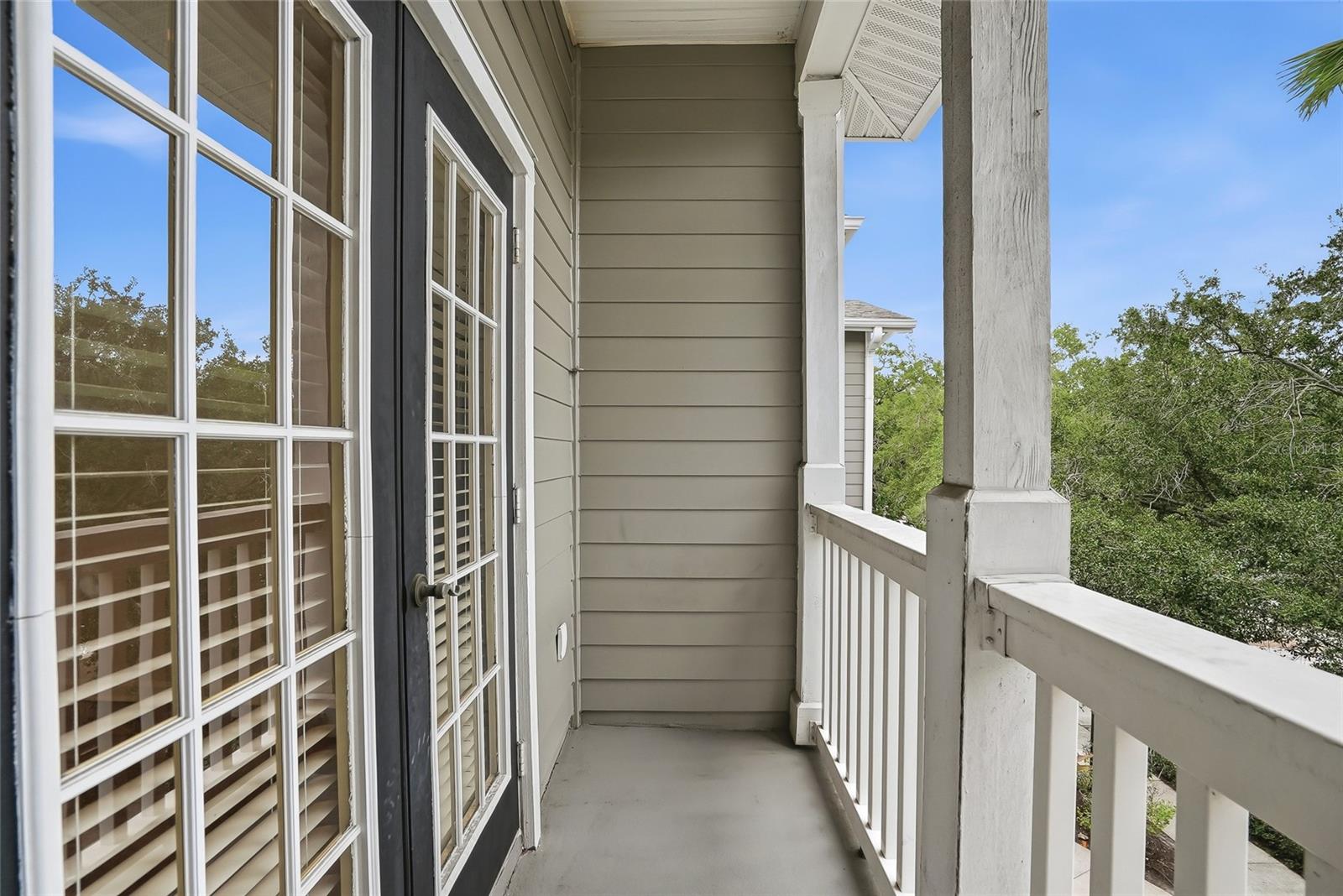 3rd floor balcony off a bedroom suite upstairs
