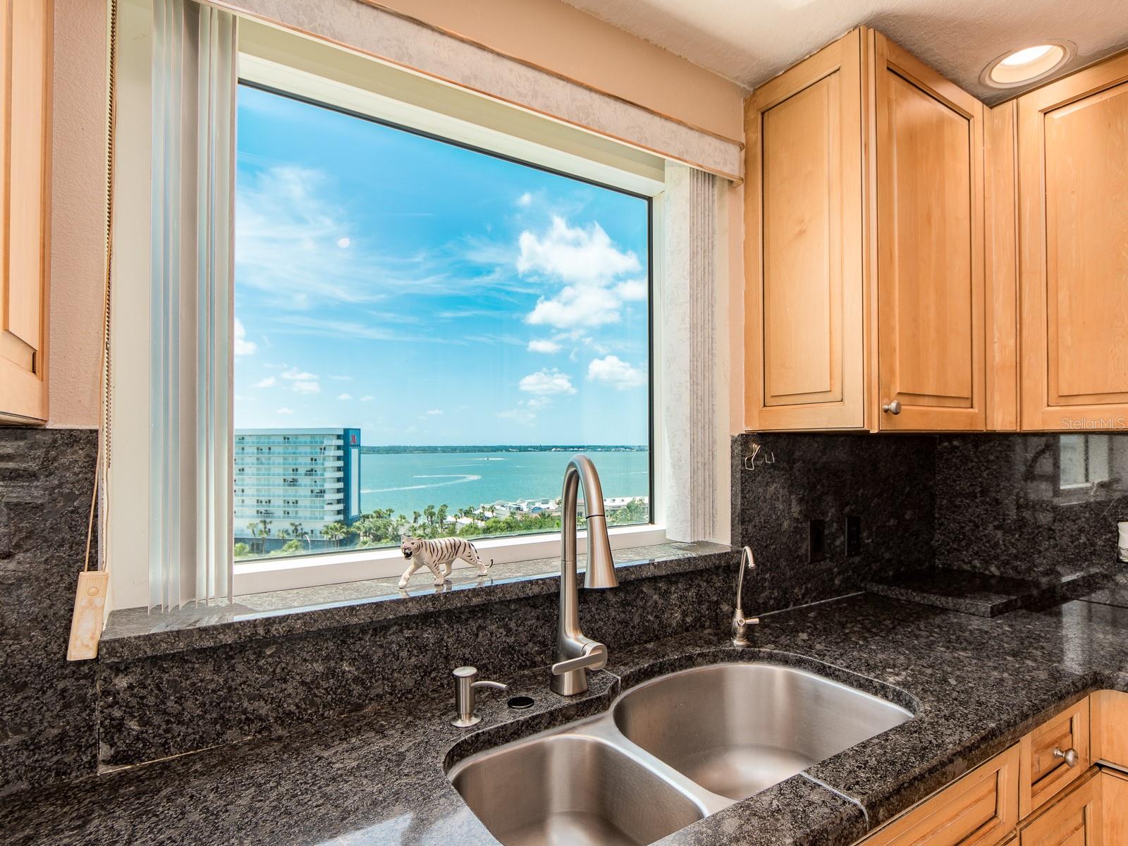 Updated kitchen with VIEWS.
