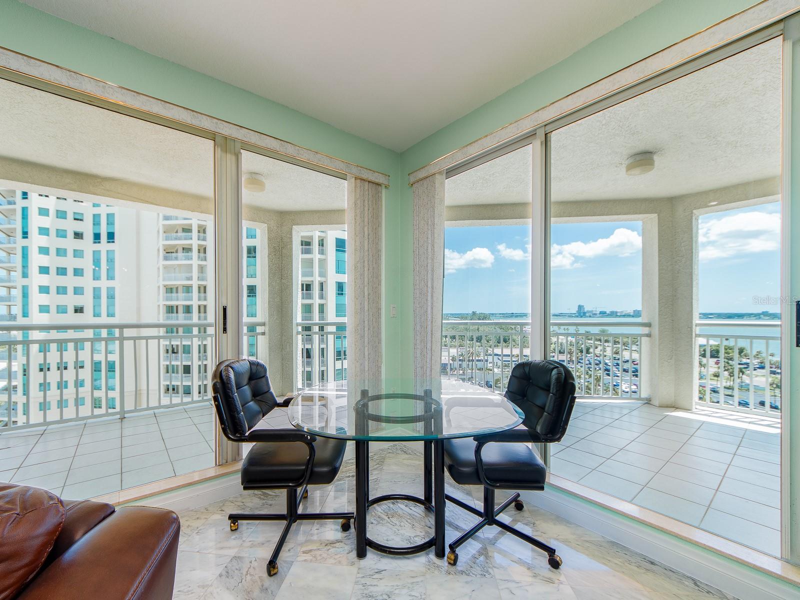 Perfect spot to get work done, sip your coffee or cocktails.