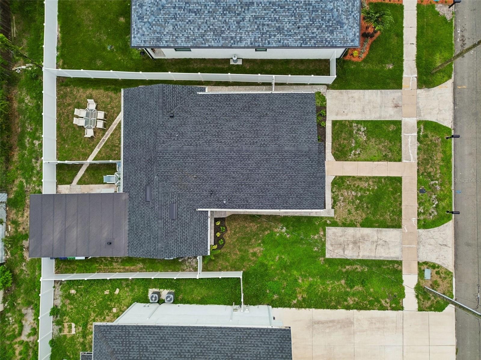 Alley behind lot