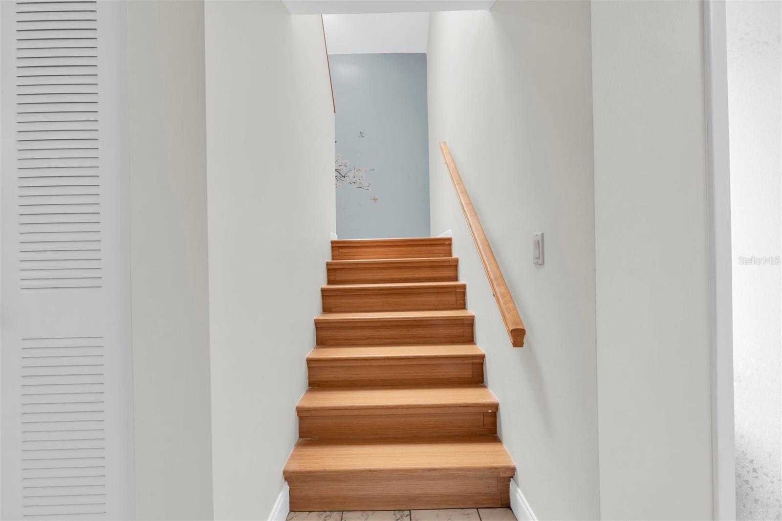 Staircase with natural light