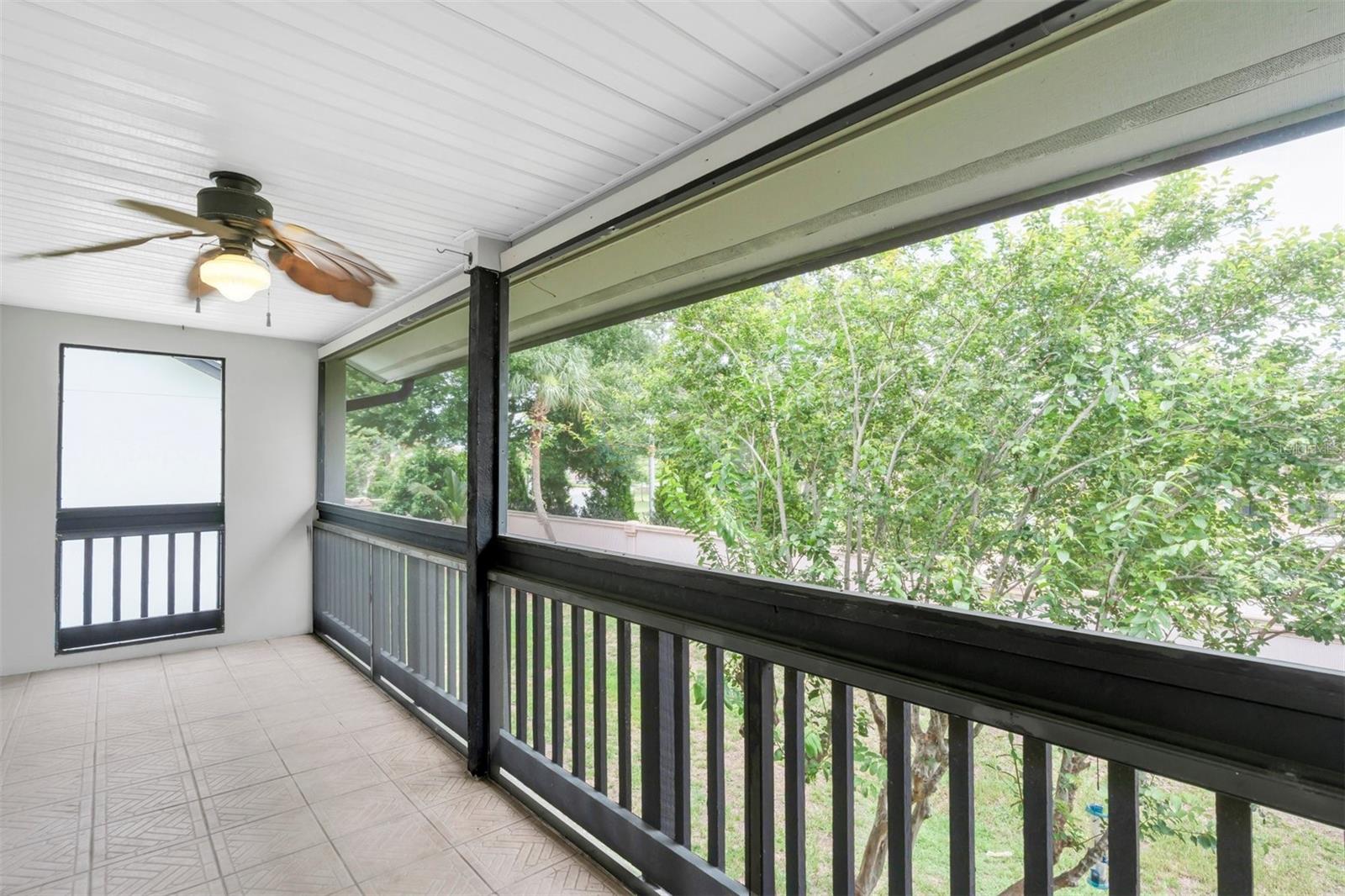 2nd story screen-enclosed porch