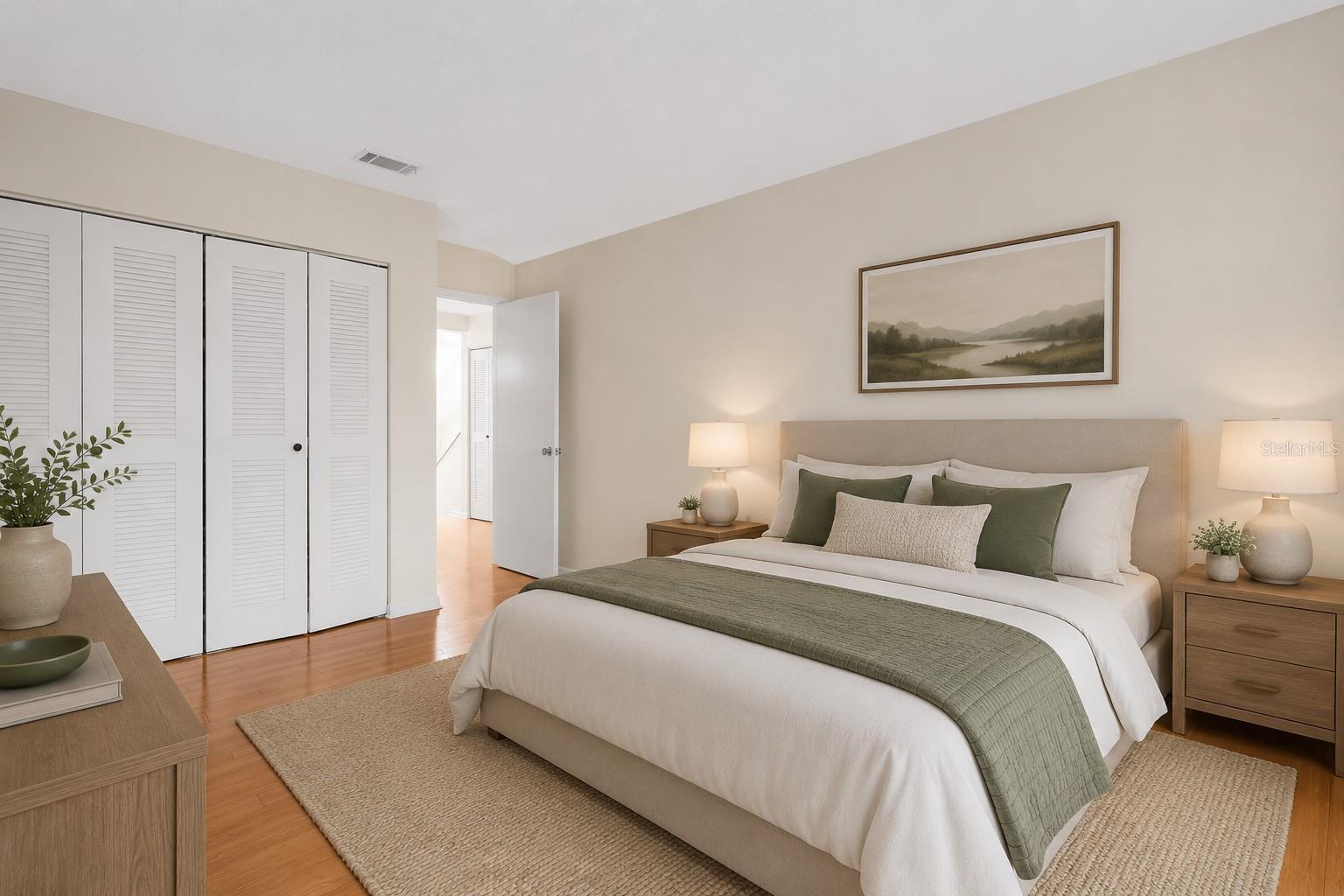 AI STAGED 2nd bedroom