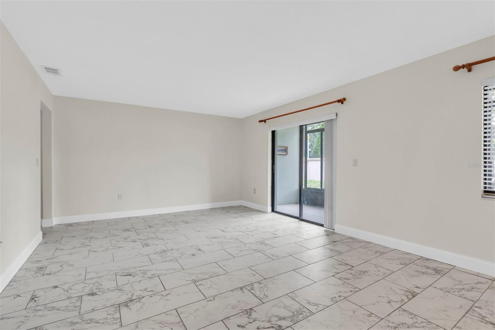 Spacious living area
