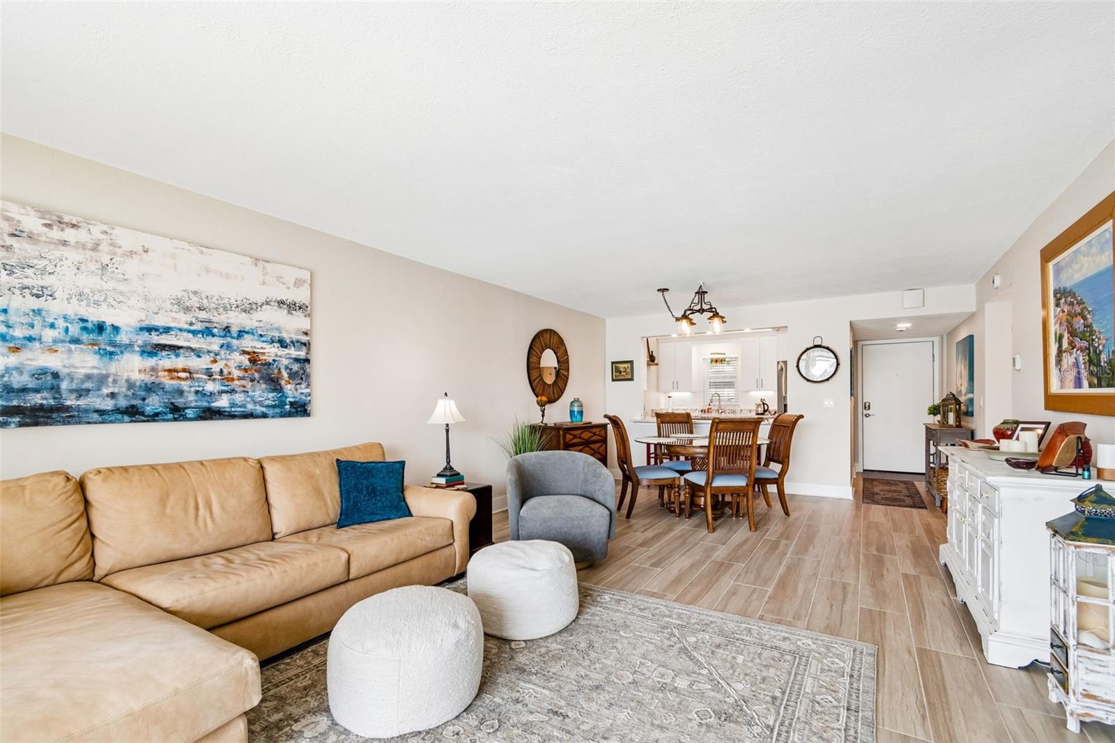 Living Room and Dining Room