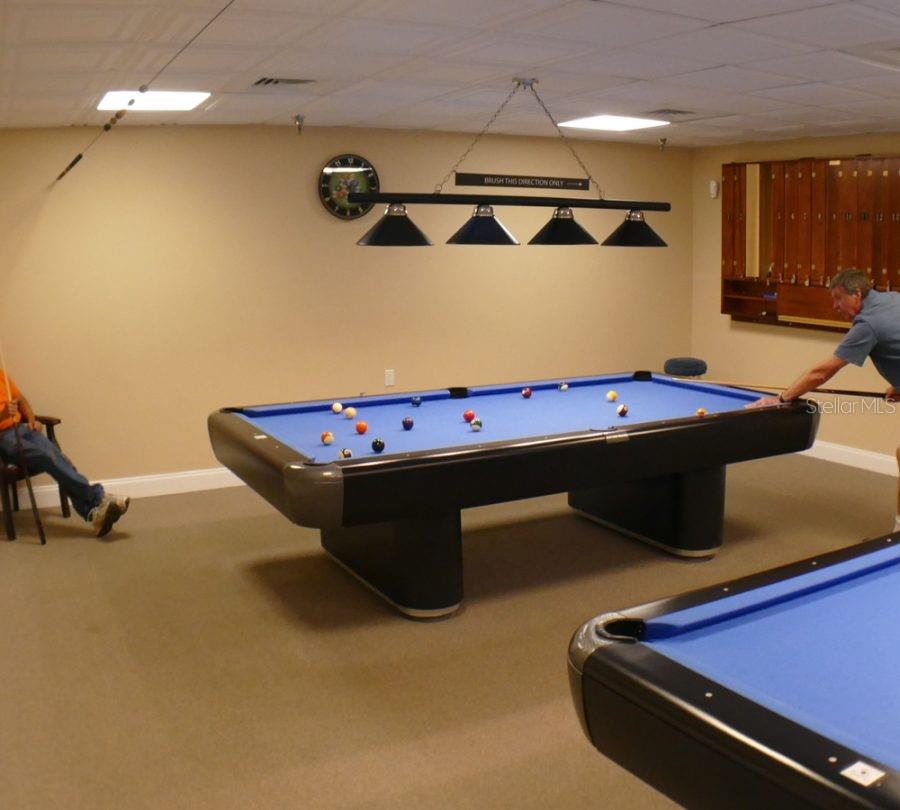 Clubhouse Billiard Room