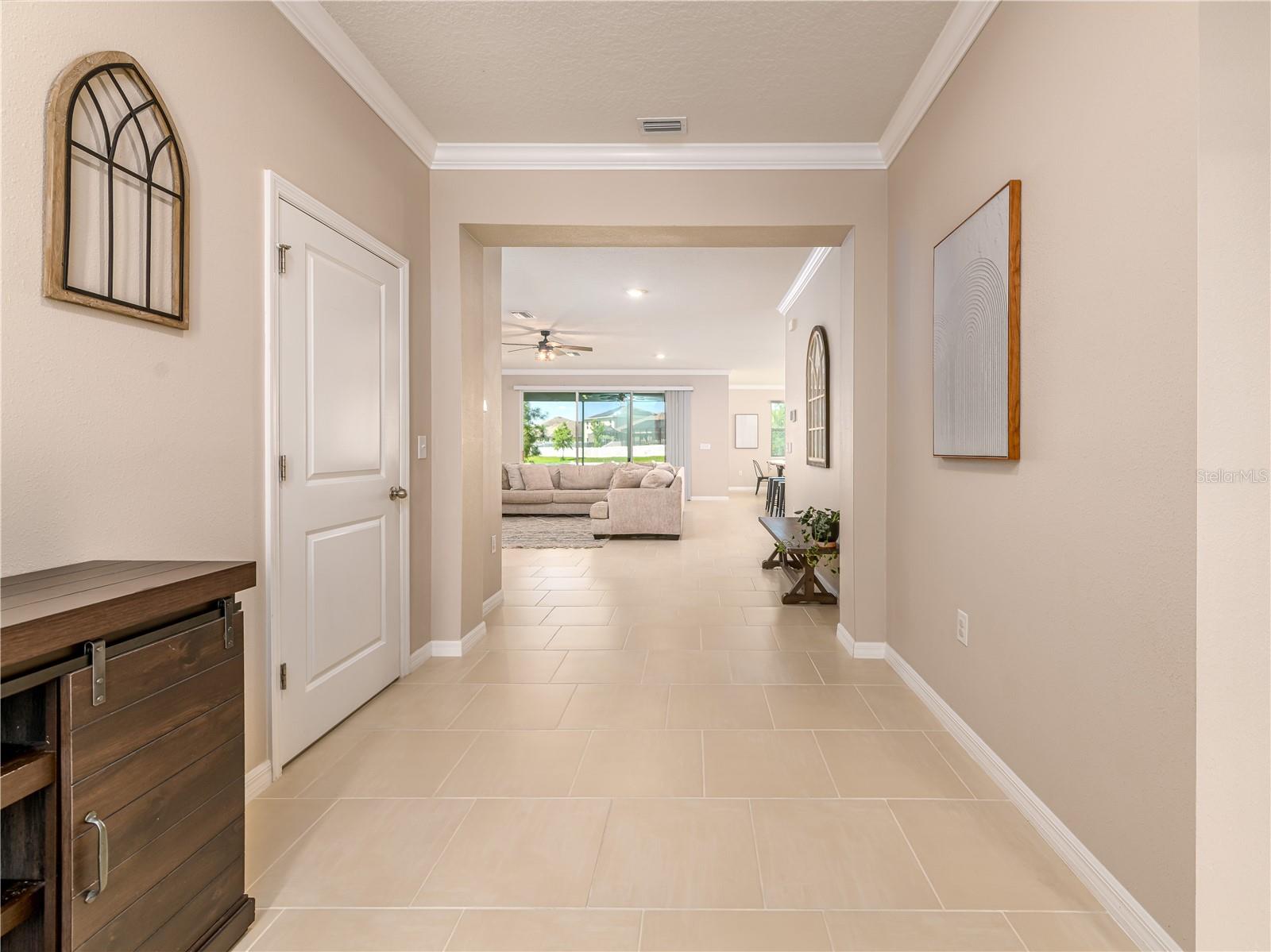 Heading towards the kitchen & great room