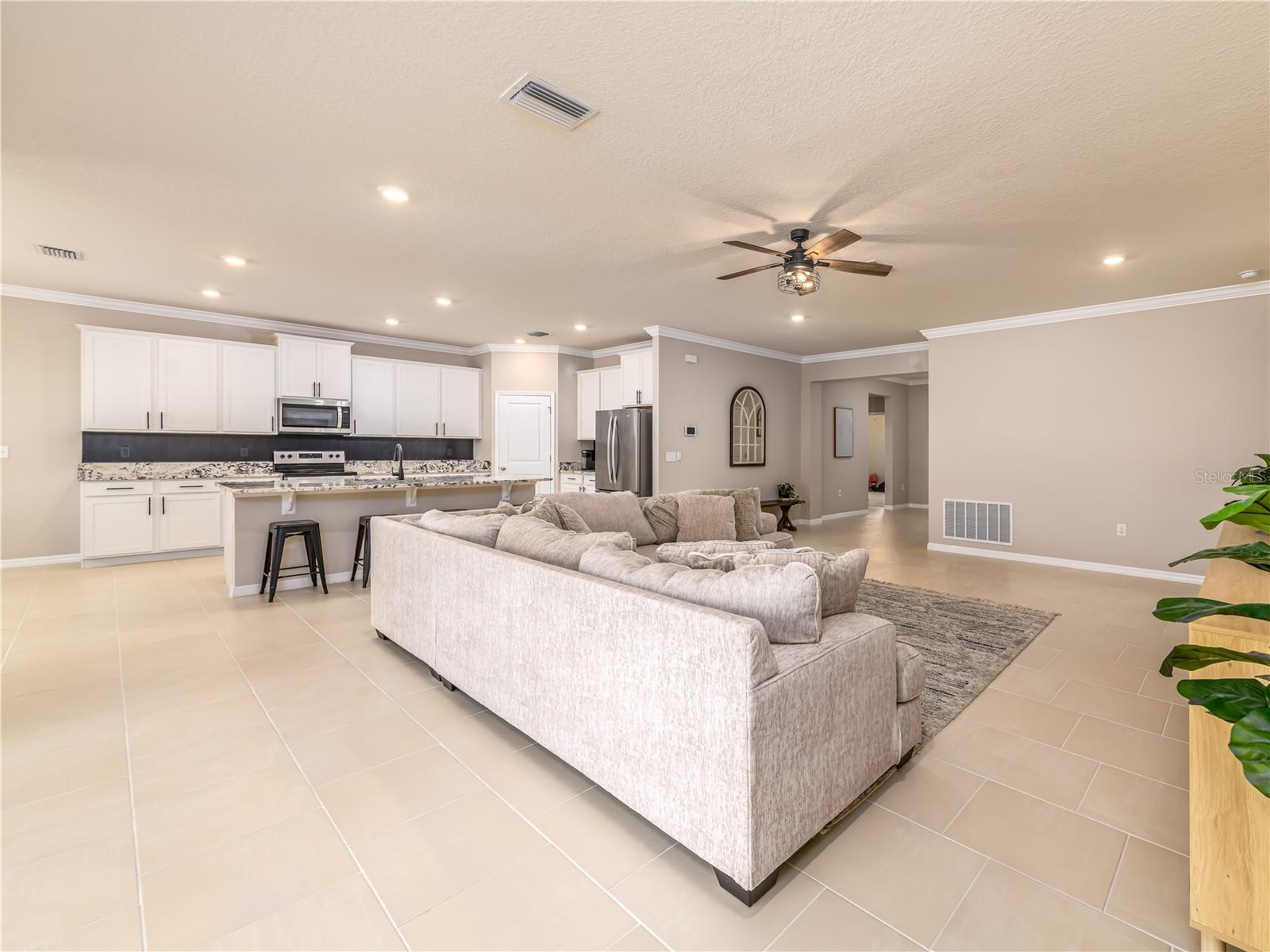 Open floor plan