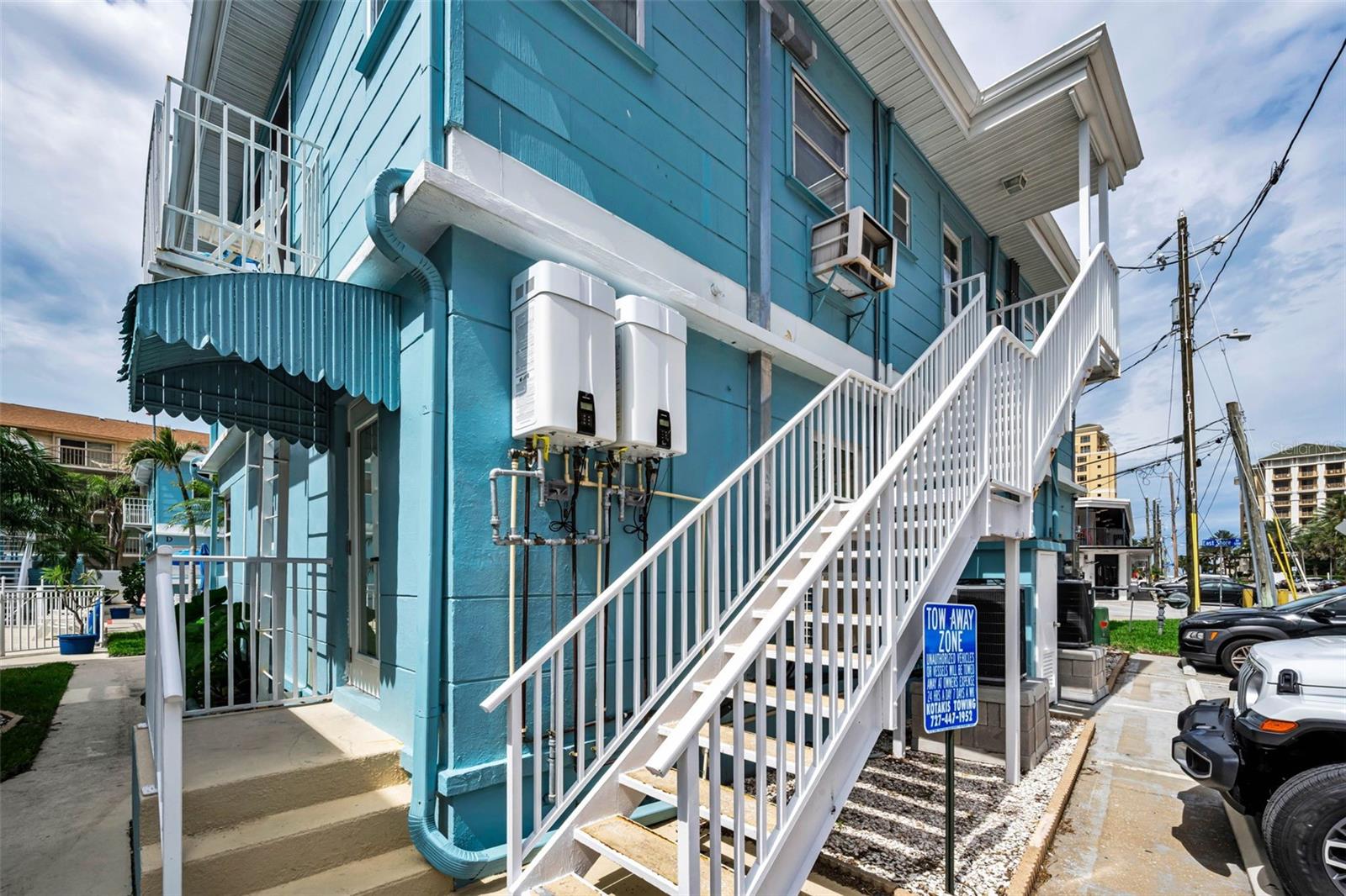 Stairs to unit