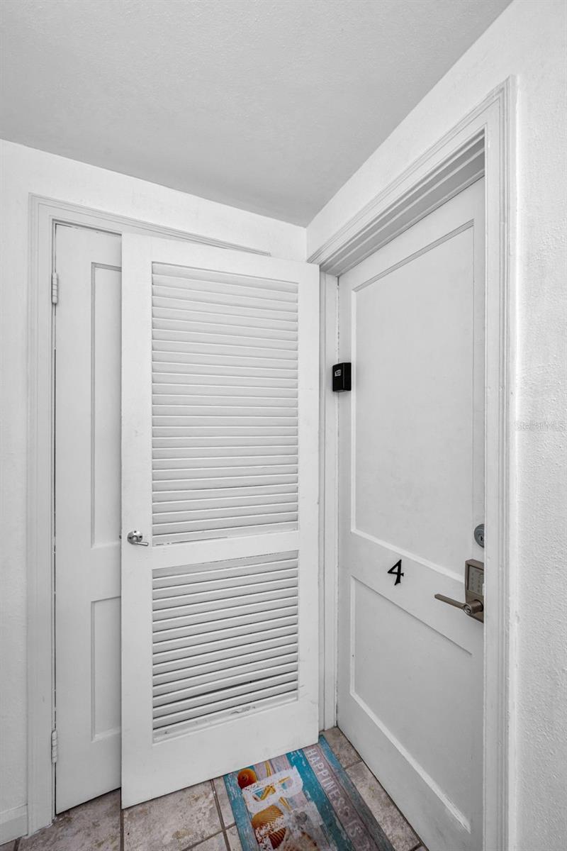 Door to unit