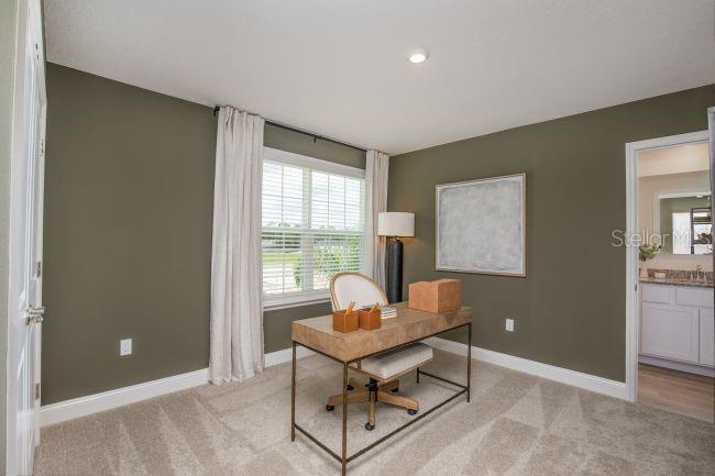 Model home - actual features may vary.