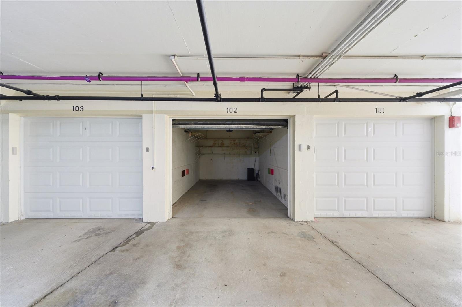private garage in underground parking