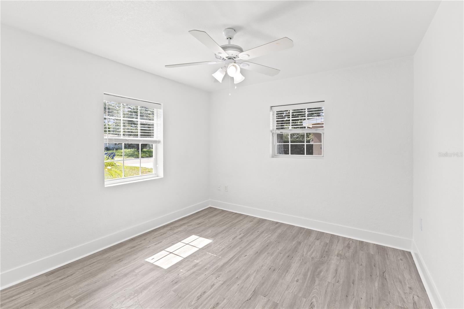 Windows in Third Bedroom