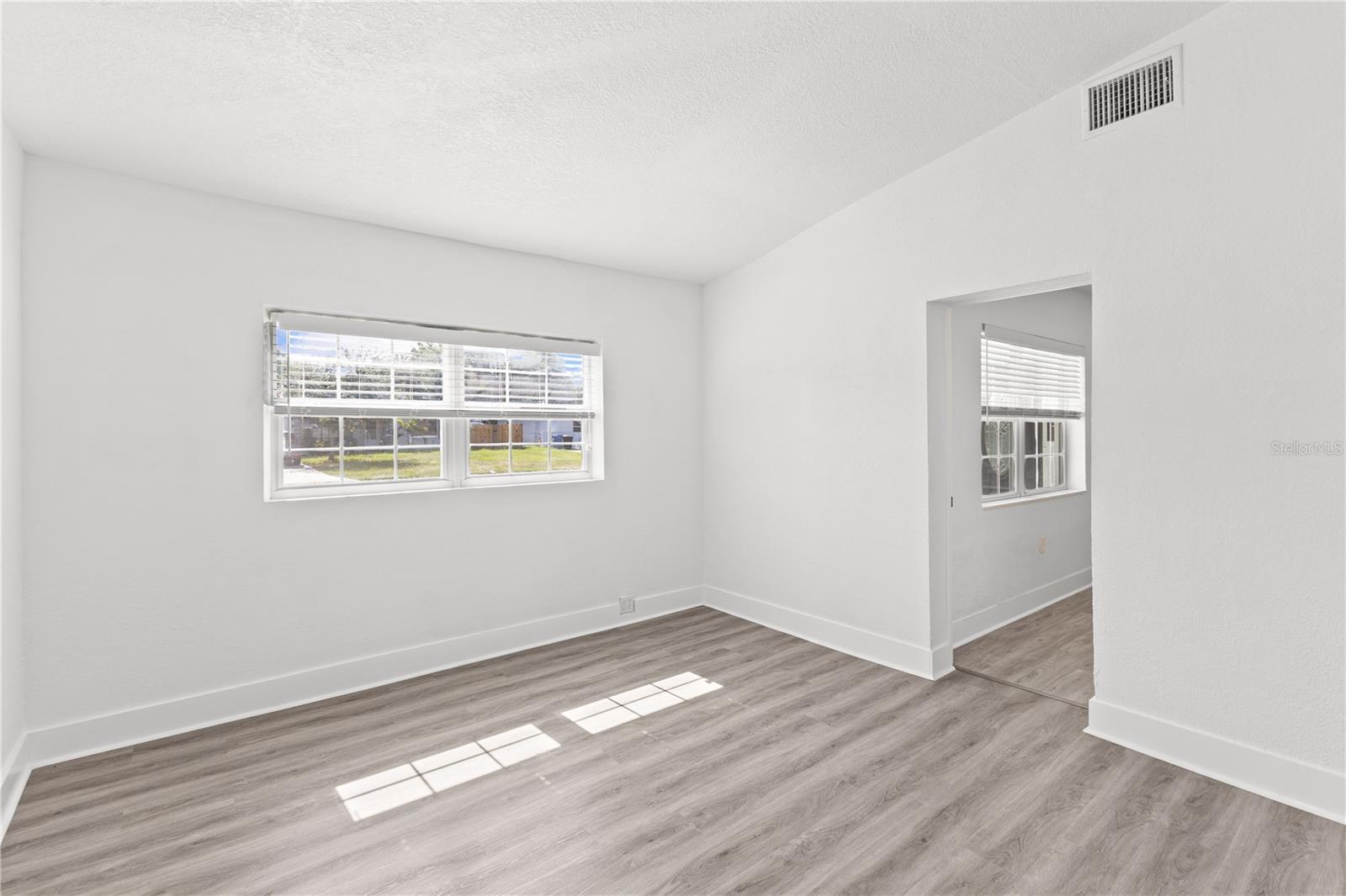 Window view in Fourth Bedroom