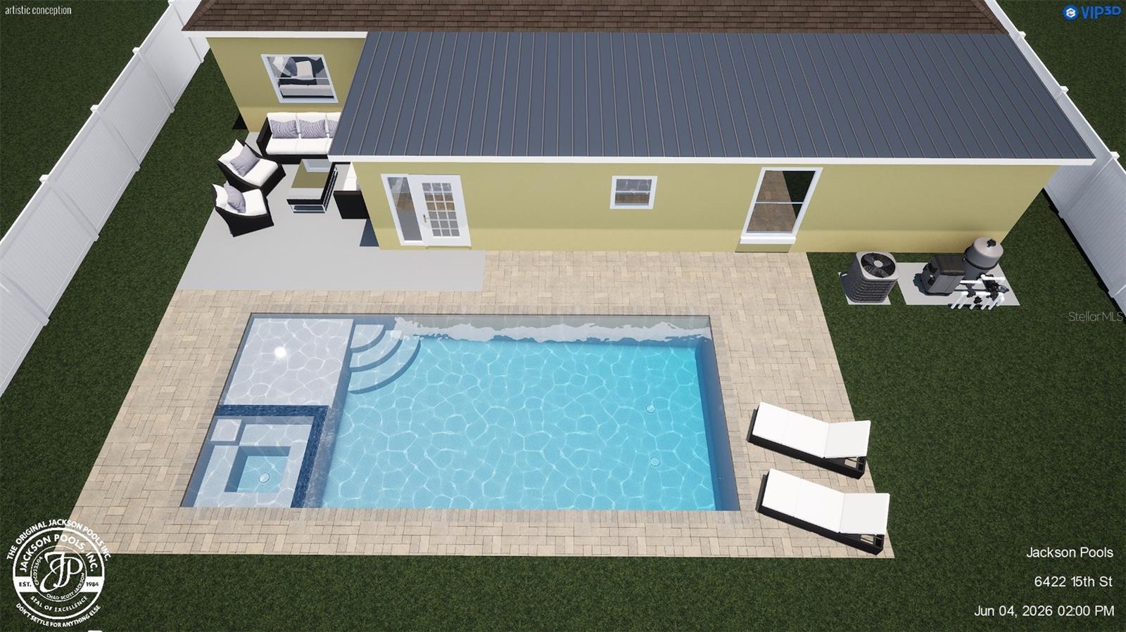 Here's one possibility!  The pool may be virtual, but the opportunity is real.