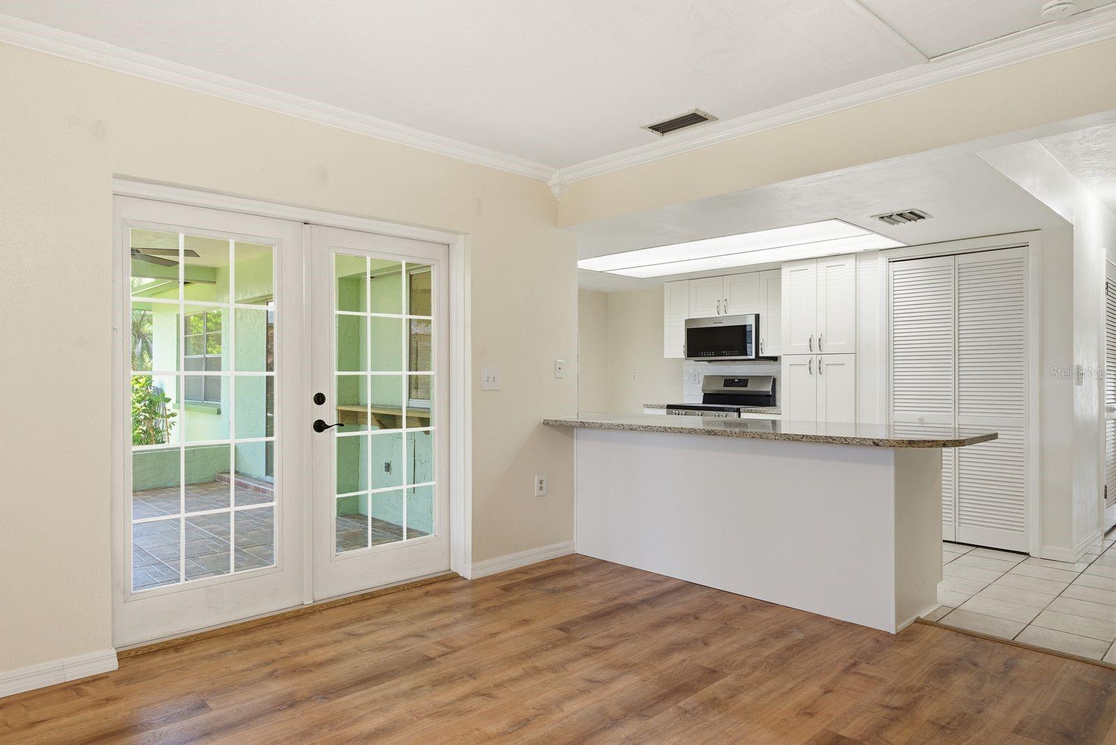 Kitchen to Family Room