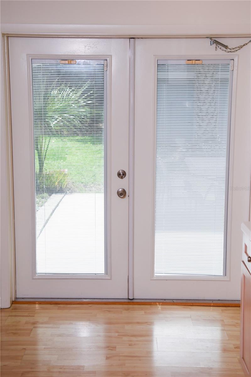 Doors Leading to Patio