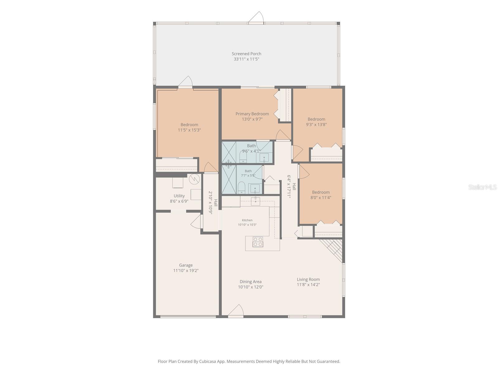 Functional floor plan with open and inviting layout