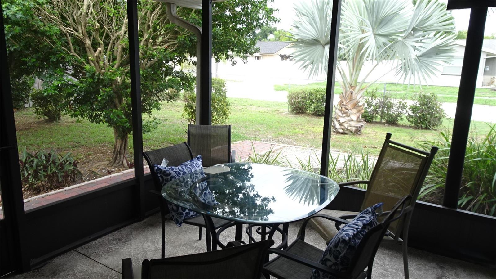 Screened in porch permitted in 2015.