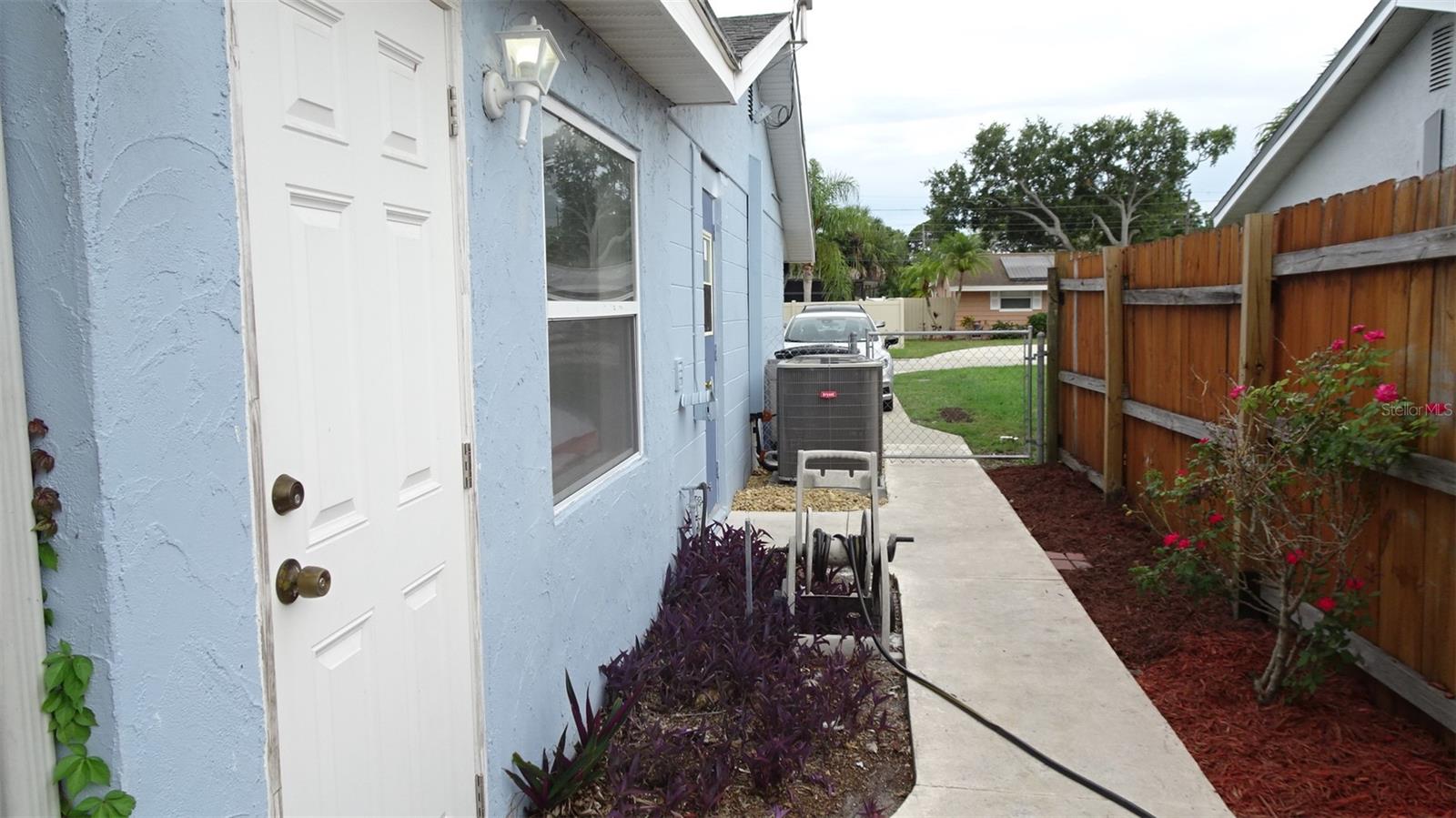 Rear yard is fully fenced, some chain link and some wood. There was a fence permit in2020.
