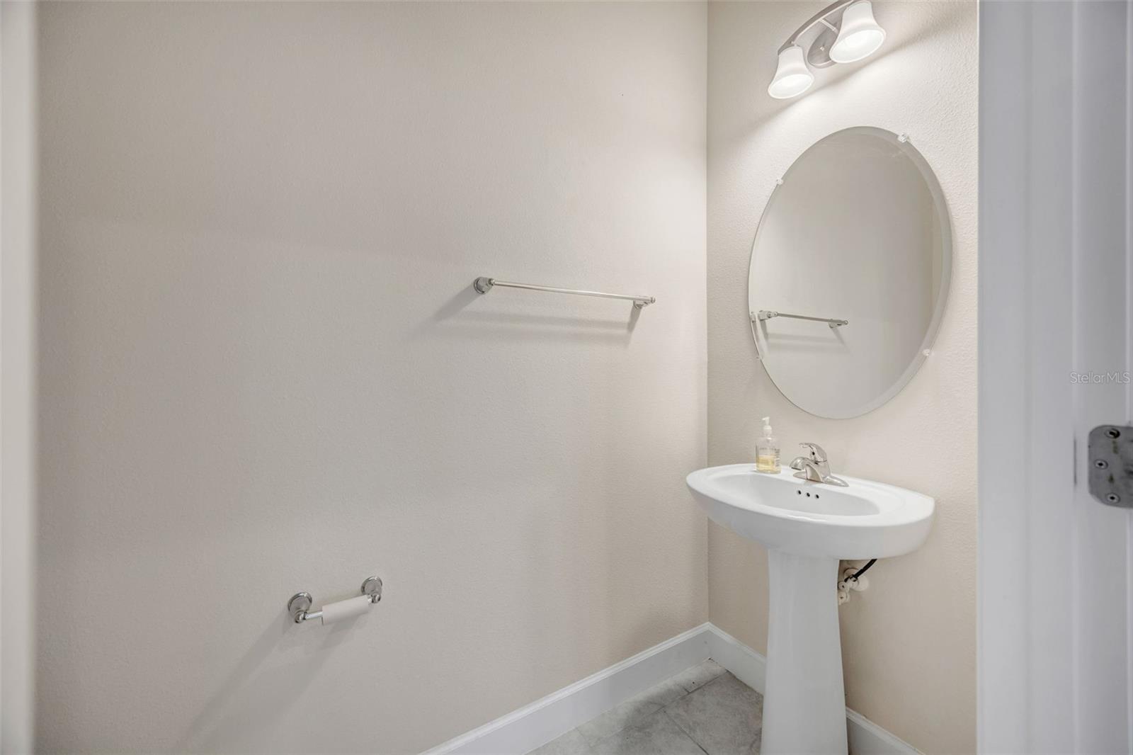 1st floor half bath