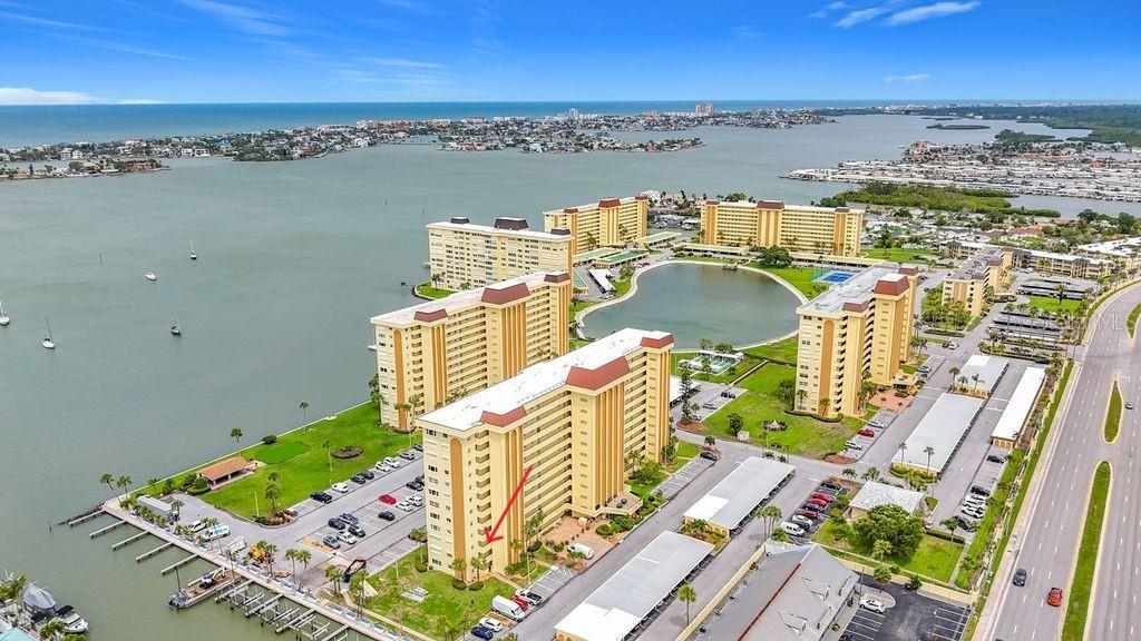 You could live here! Aerial View of the Sea Towers Waterfront Community