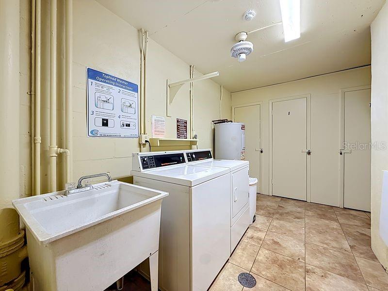 Common Laundry/Storage room