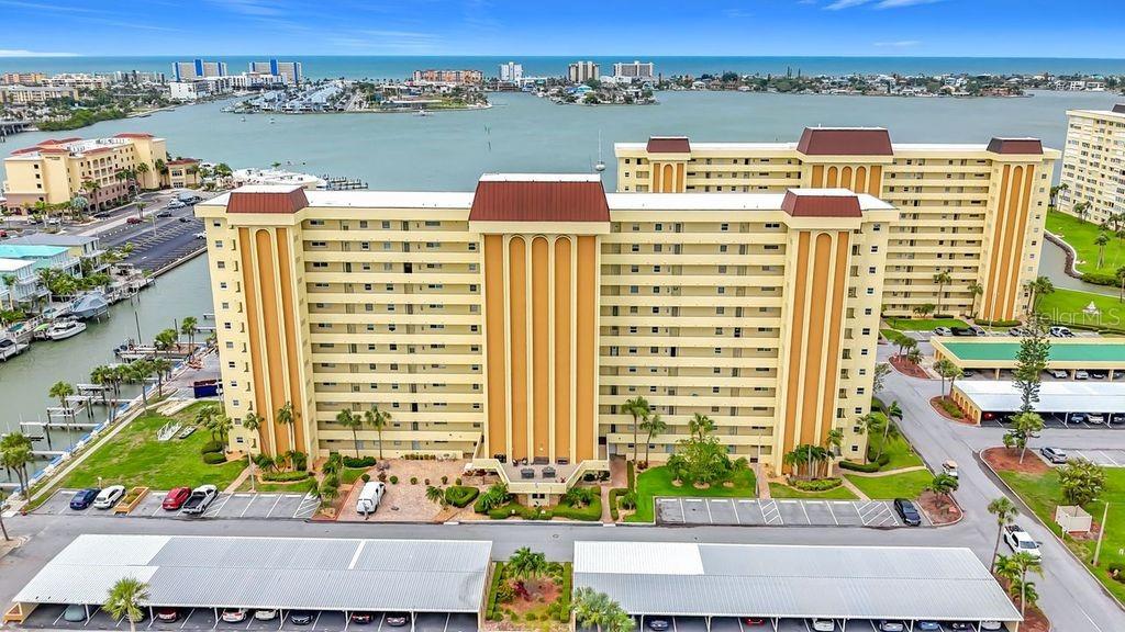 Front view with water view