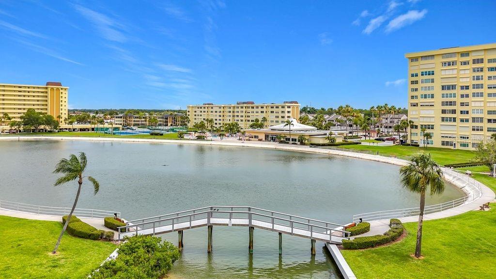 Stunning waterfront panorama showcasing the Bayou's calm waters and lush green surroundings