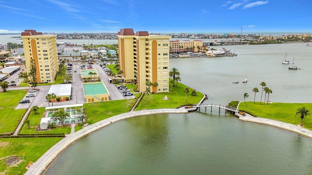 Stunning waterfront panorama showcasing the Bayou's calm waters and lush green surroundings