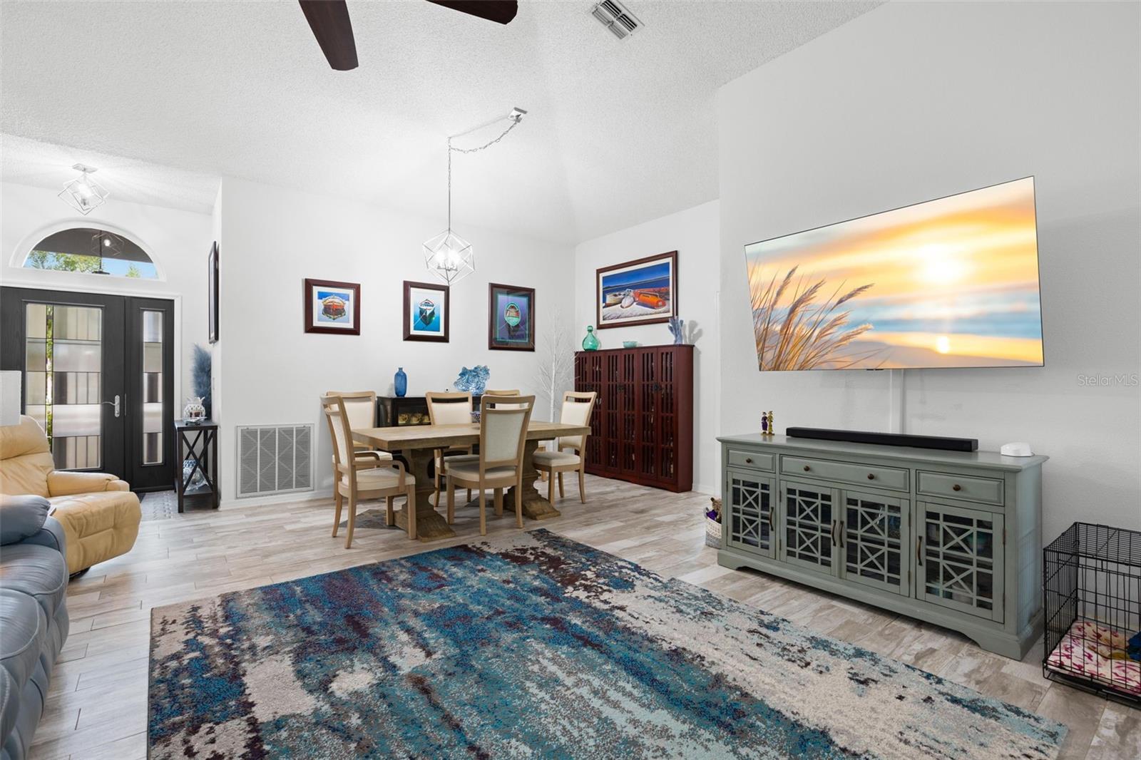 Living Room and Dining Room