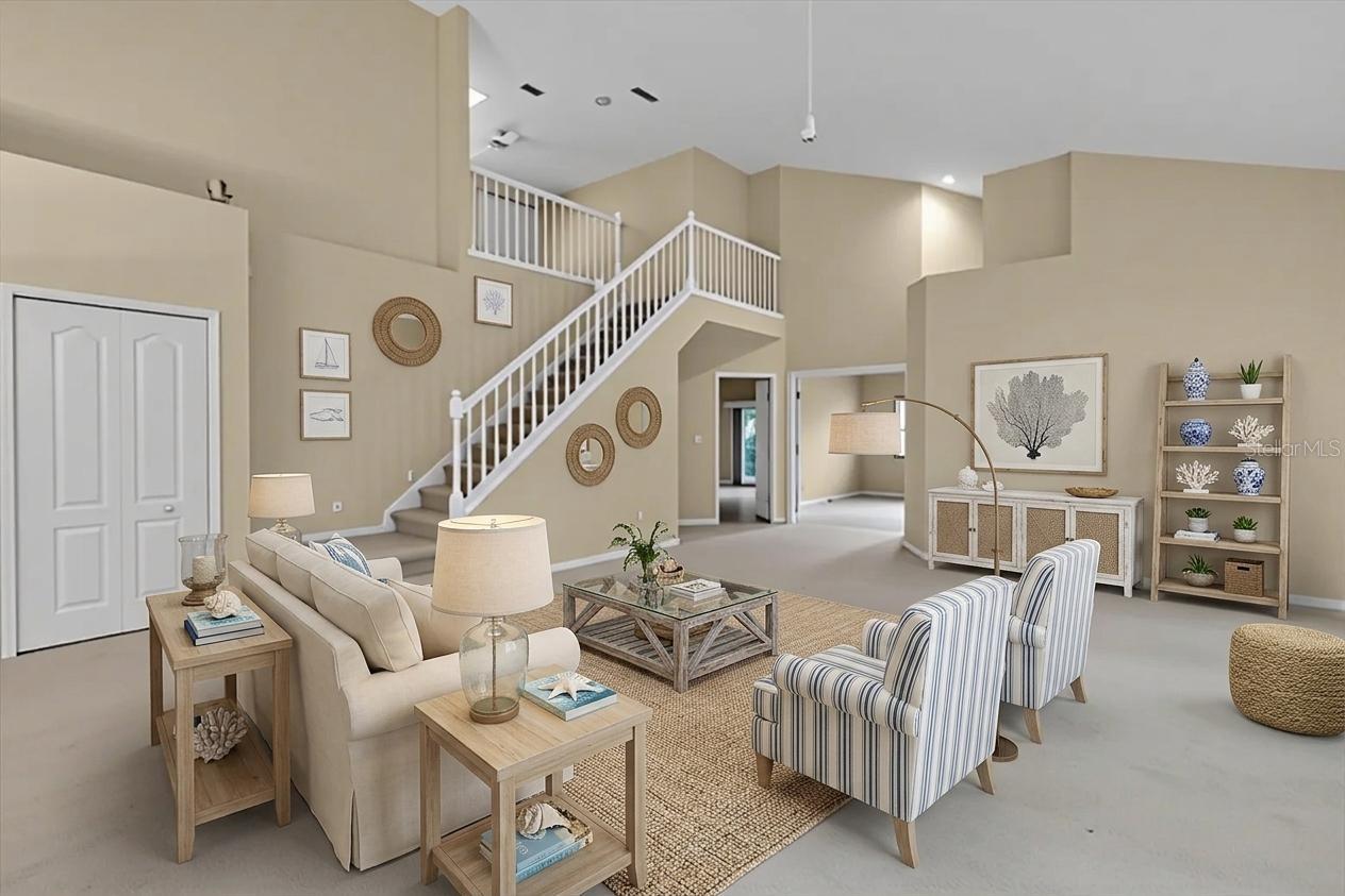 large living room staged option 1