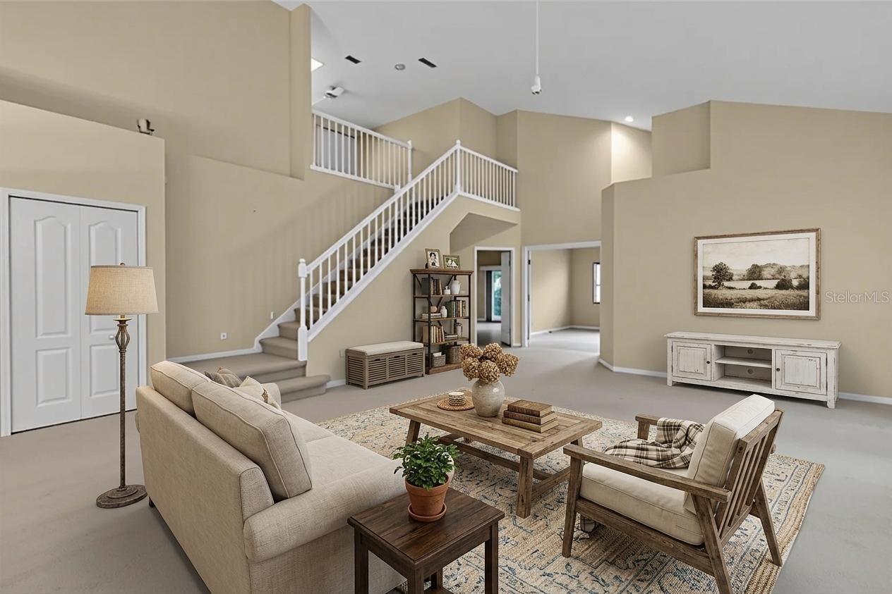 large living room staged option 2