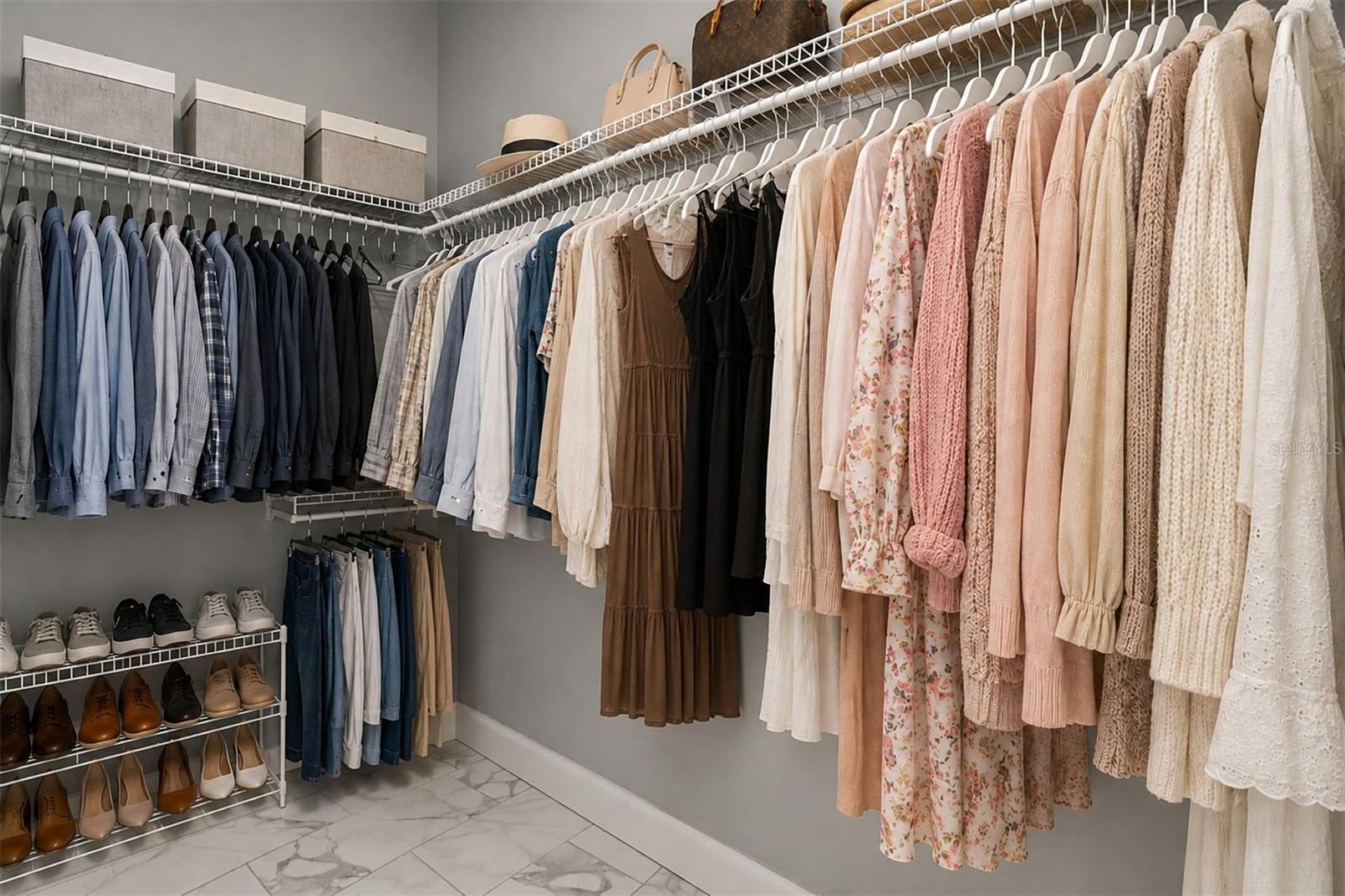 Expansive Walk-In Closet