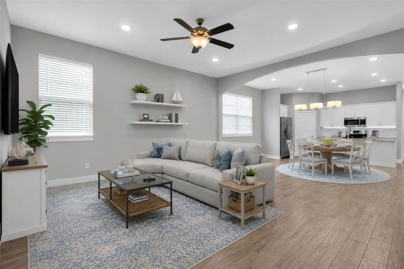 Light-Filled Open Concept Living