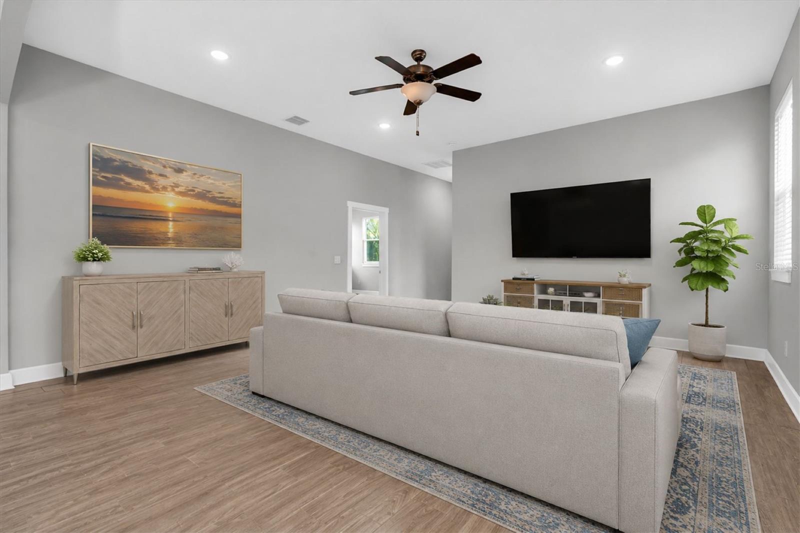 Spacious Living & Dining Area