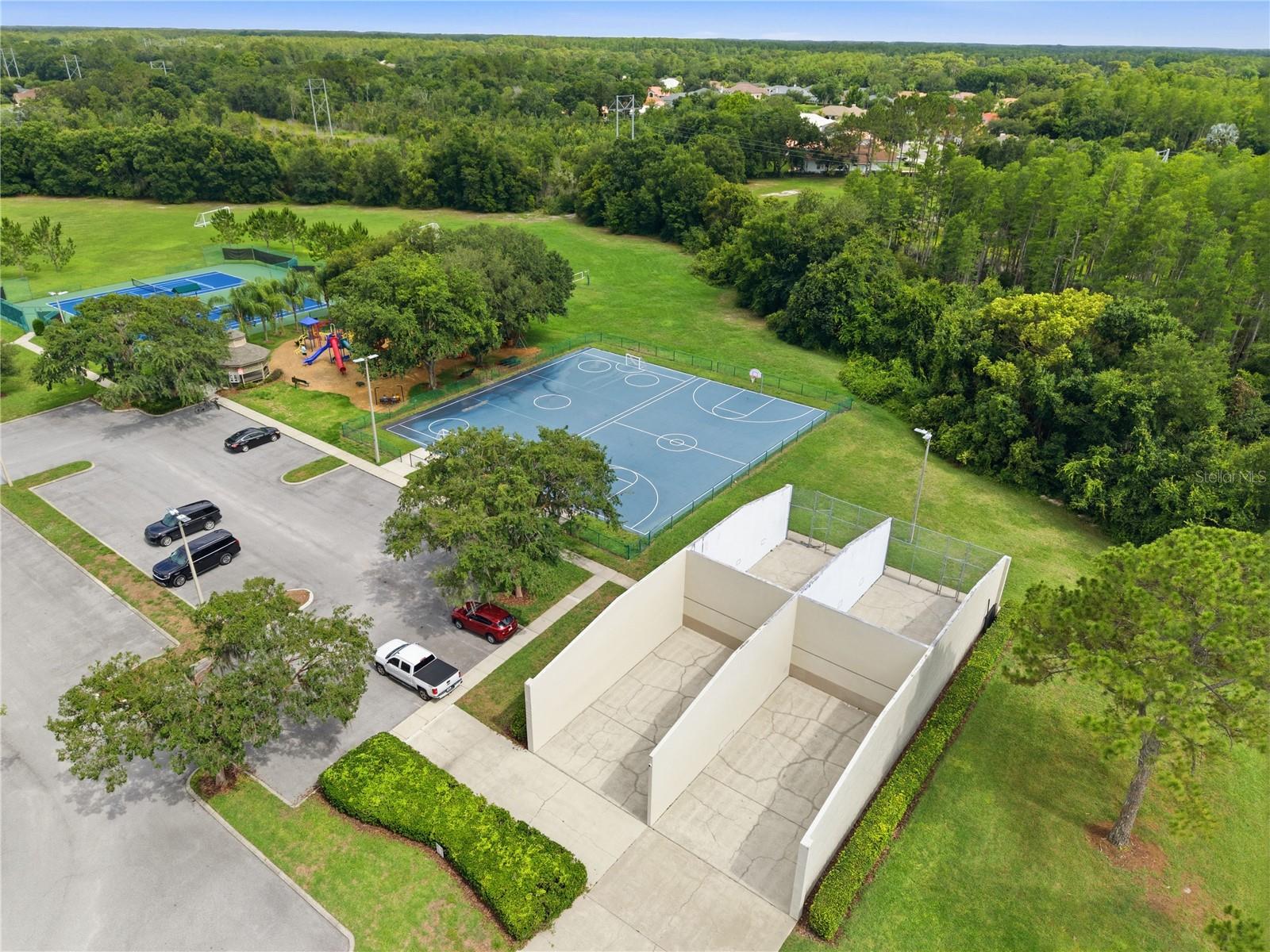 Six Tennis Courts & Four Racquetball Courts