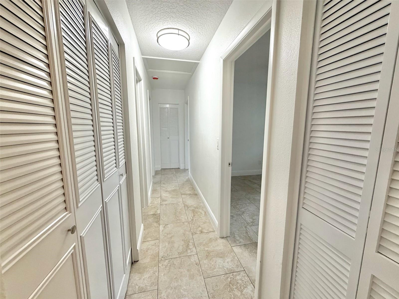 Storage Closets in hallway