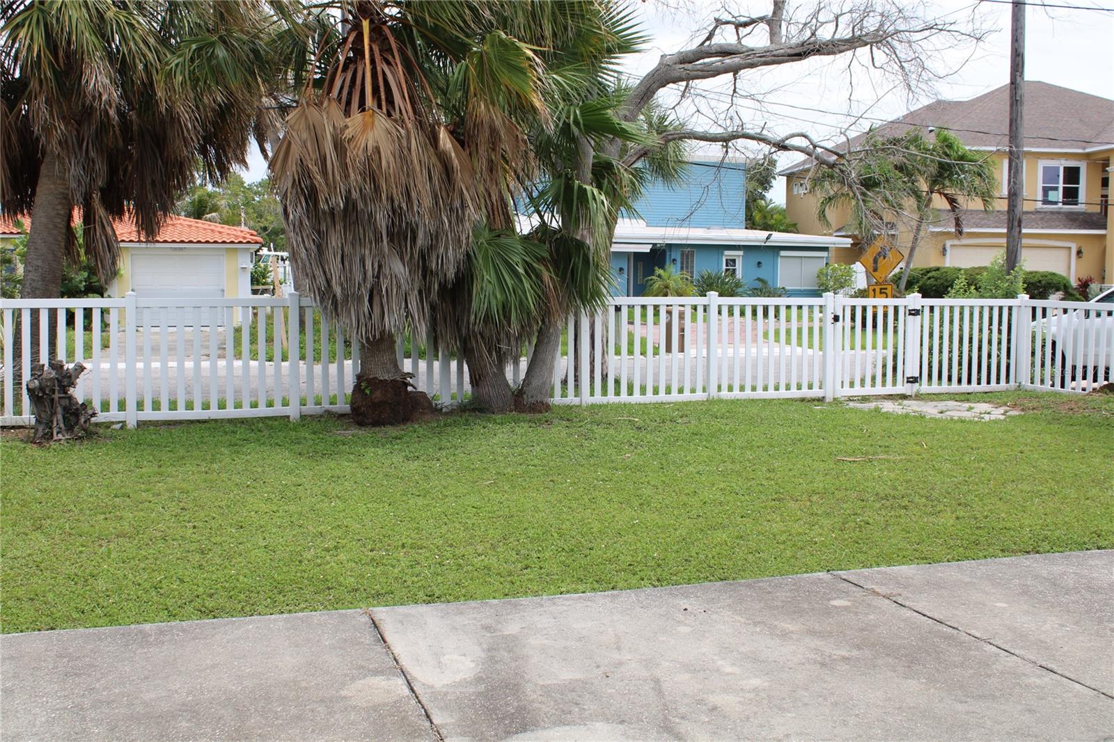 Nice fenced backyard