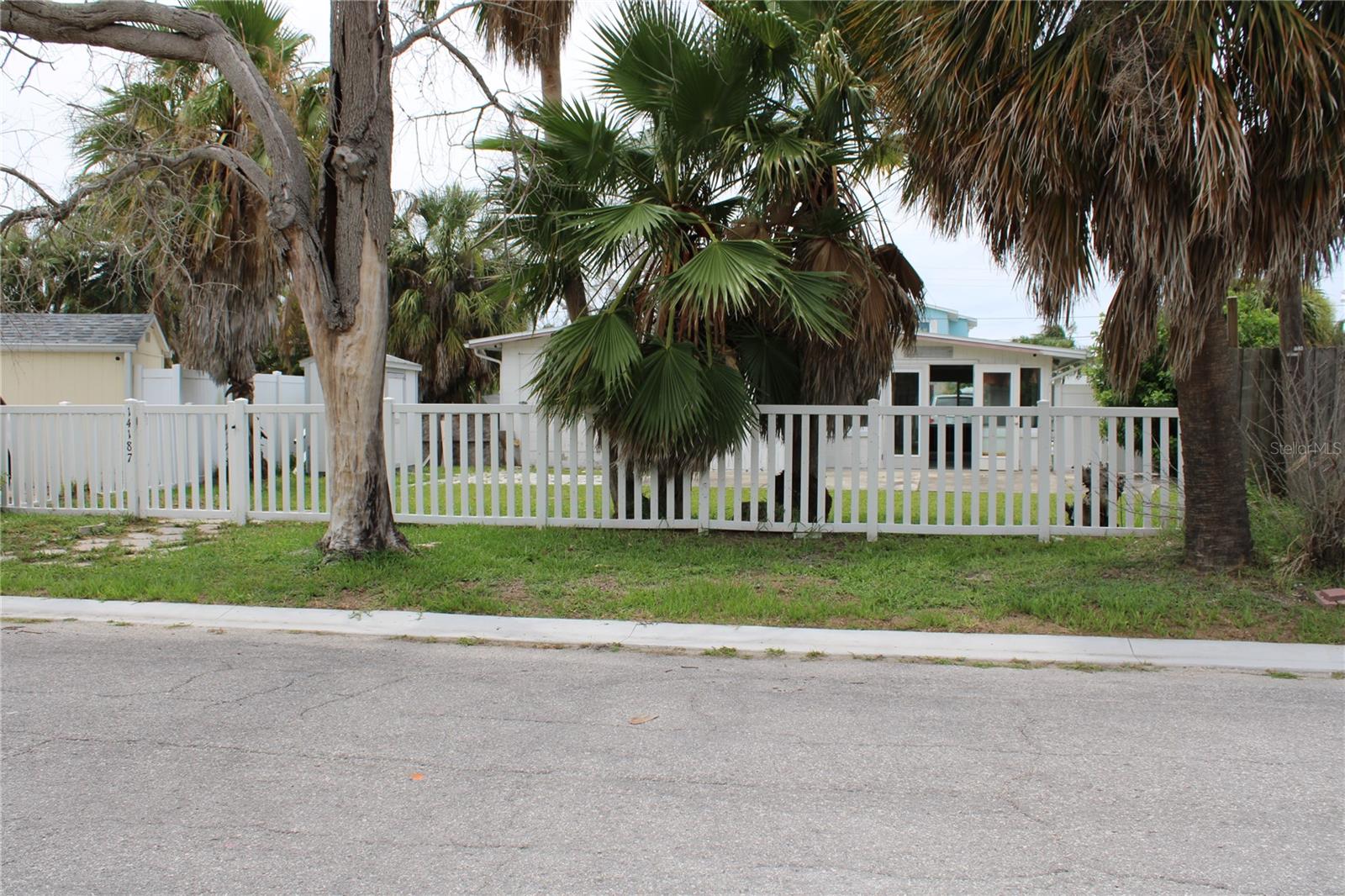 Both front and back of home are open to a street. Loads of room for RV and boat parking.