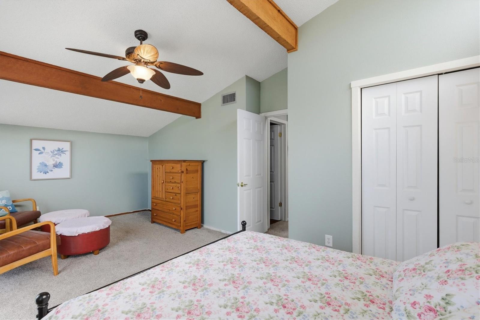 Upstairs Bedroom with Sitting Area