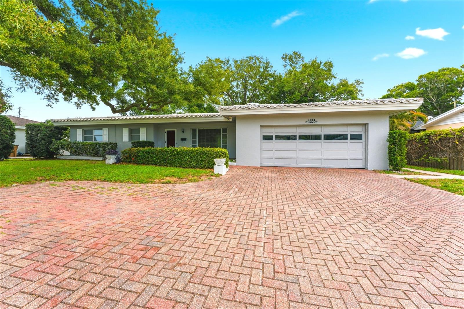 Wide Driveway with 2-Car Garage