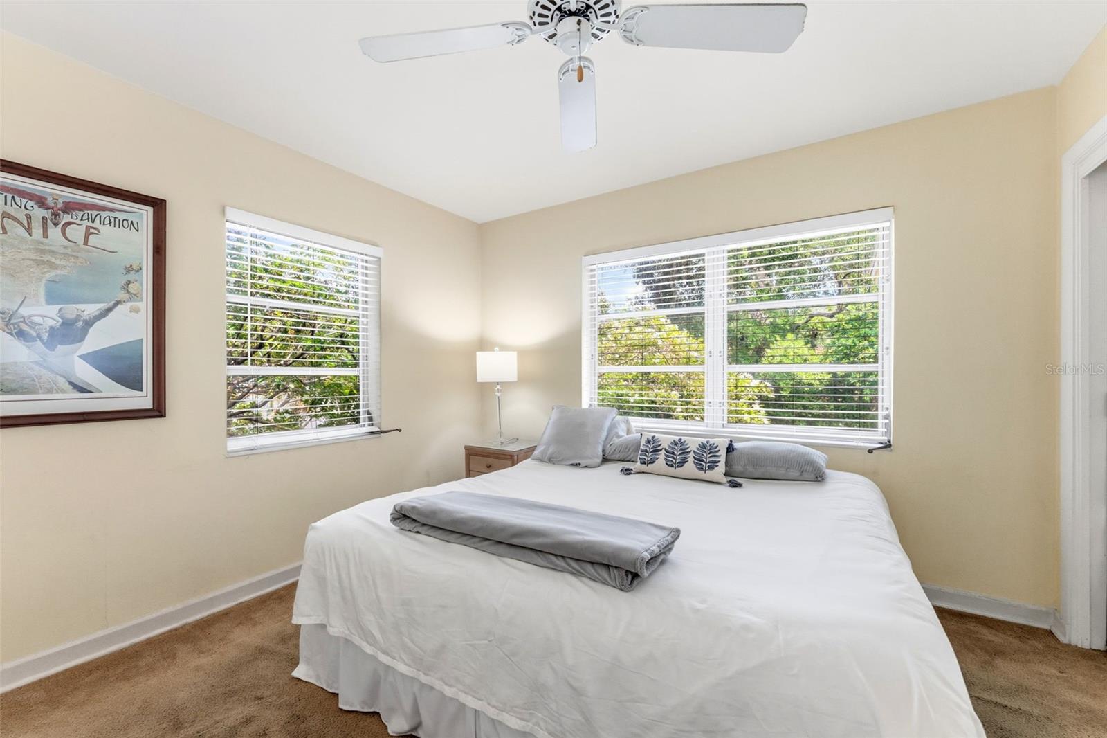 Bedroom with Celing Fan