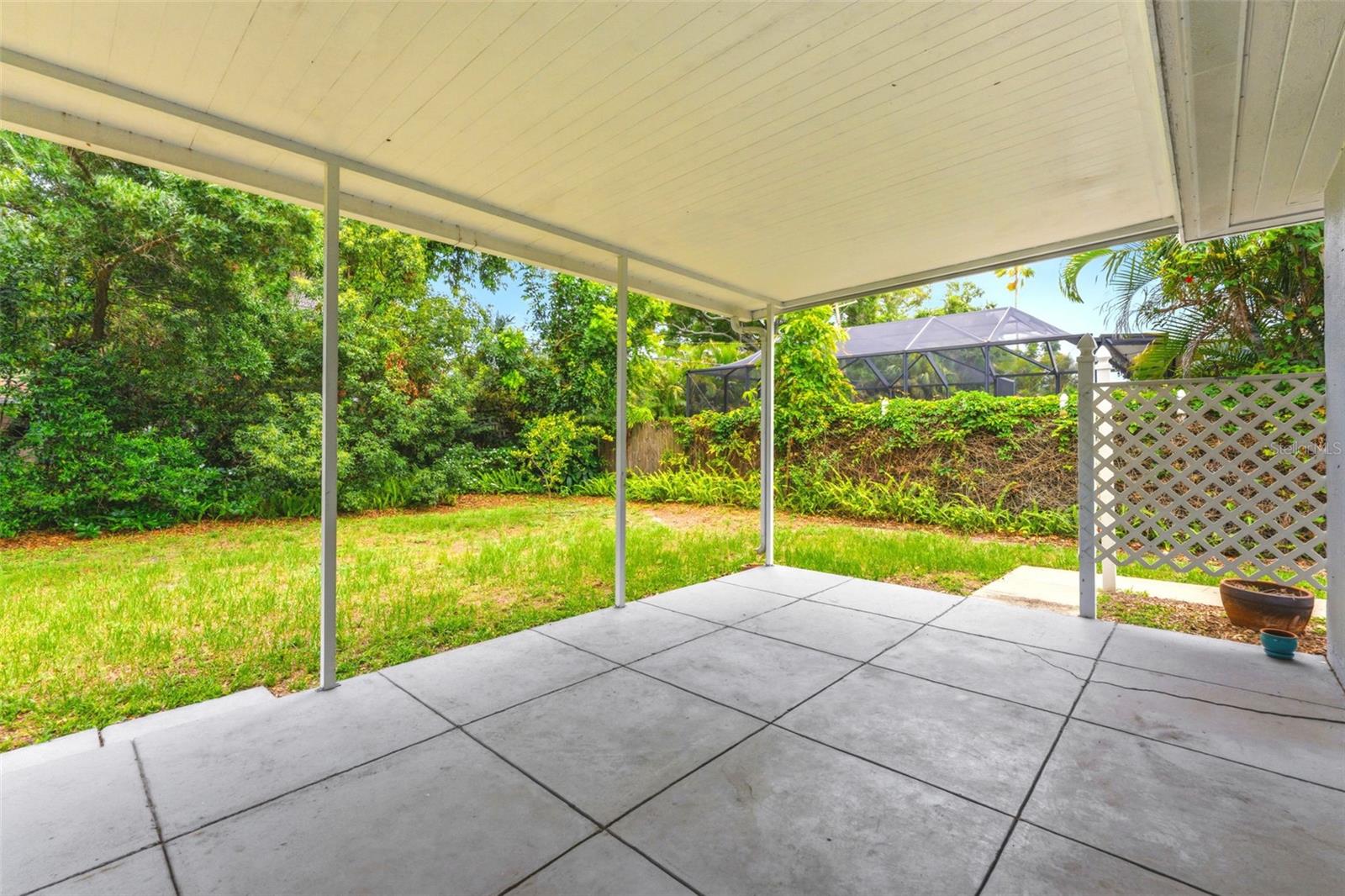 Covered Back Patio